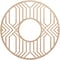 Ekena Millwork Empire Wood Fretwork Pierced Ceiling Medallion, Alder, 16"OD x 5 7/8"ID x 1/4"T CMWP16X16X0250EPAL - alternate 1